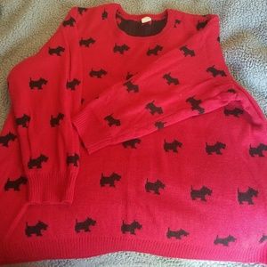 Scotty Dog Sweater